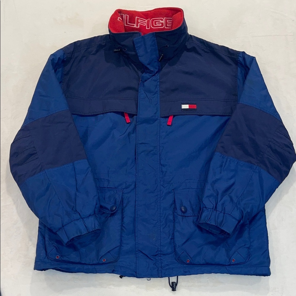 Tommy Hilfiger Vintage Colorblock Puffer Jacket – XL - Picture 2 of 10